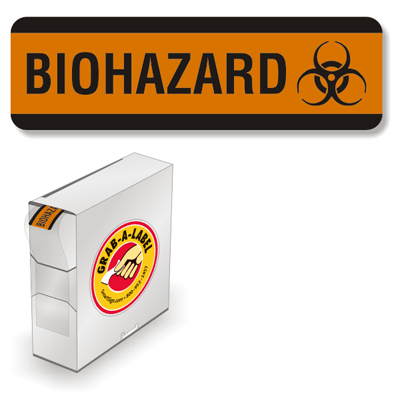 Fluorescent Biohazard (with bio hazard picto)