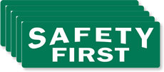 Safety First Label