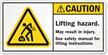 LIFTING HAZARD Label