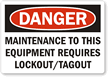 Handy lockout Label give warning just when needed.
