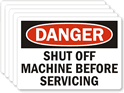 Danger: Shut Off Before Servicing