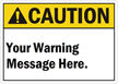 Caution ANSI Sign