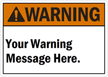 Warning ANSI Sign