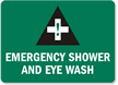 Emergency Shower and Eye Wash Sign