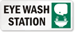 Eye Wash Station Sign
