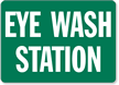 Eye Wash Station Sign