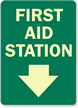 First Aid Station (Arrow Down)