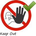Keep Out Symbol
