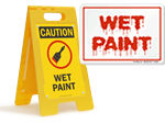 Wet Paint Signs and Tags