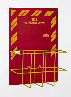 SDS Safety Data Sheet Station Holder Binder Metal Cabinet 
