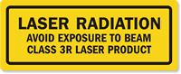 Class 3R (<400 or >1400 nm) Laser Label