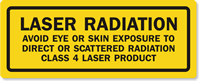 Class 4 Laser Label