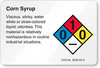 Carbon Disulfide NFPA Chemical Hazard Label