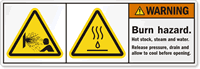 Ansi Explosives Warning Label
