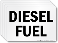 Diesel Fuel Chemical Hazard Label