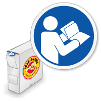 ISO Read Operator's Manual Symbol Grab-a-Labels Dispenser Box
