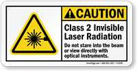 Laser Radiation Do Not Stare The Beam Sign