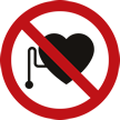 No Pacemaker at Risk Symbol